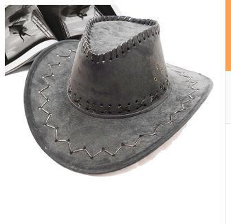 Paris-chapeau chapeau cow-boy Gris Chapeau de Cowboy haute qualité