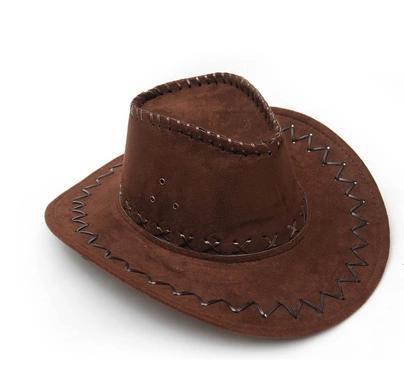 Paris-chapeau chapeau cow-boy Marron Chapeau de Cowboy haute qualité