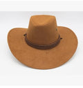 Paris-chapeau chapeau cow-boy Orange Chapeau de Cow-boy occidental de soleil