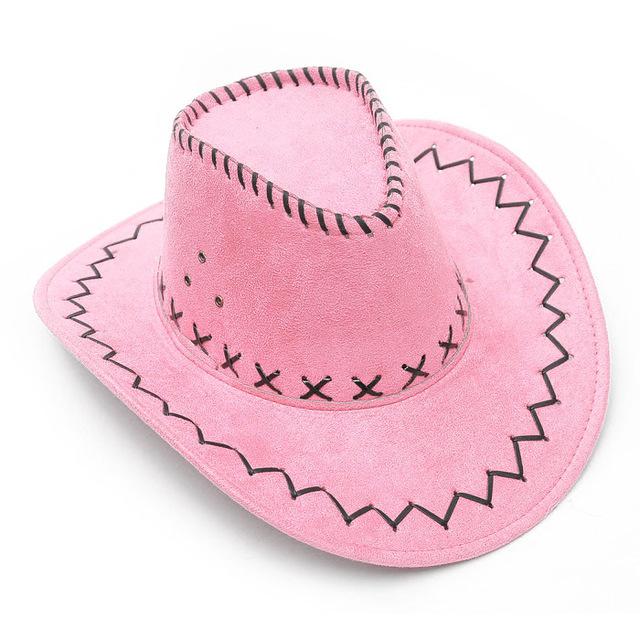 Paris-chapeau chapeau cow-boy Rose Chapeau de Cowboy haute qualité