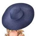 Paris-Chapeau chapeau d'été Bleu Grand chapeau de soleil - Idéal pour la plage