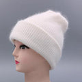 Paris-chapeau chapeau d'hiver Blanc Bonnet en laine haute qualité