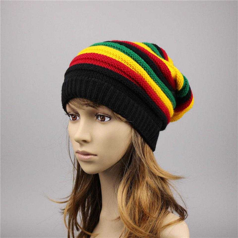 Paris-chapeau chapeau d'hiver Bonnet tricoté Jamaïcain