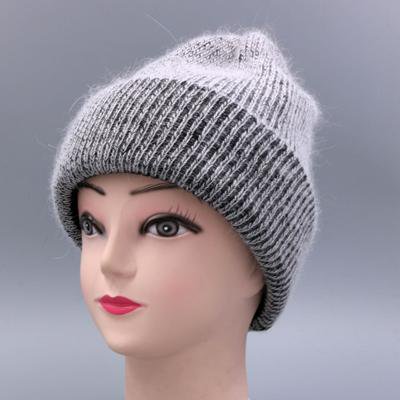 Paris-chapeau chapeau d'hiver Gris Bonnet en laine haute qualité