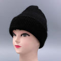 Paris-chapeau chapeau d'hiver Noir Bonnet en laine haute qualité