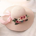 Paris-Chapeau chapeau de paille Rose Chapeau de paille floral