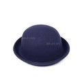 Paris-chapeau chapeau vintage Bleu foncé Fedora Vintage