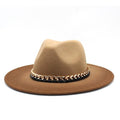 Paris-chapeau chapeau vintage Marron / M 56-58cm Chapeau en feutre souple