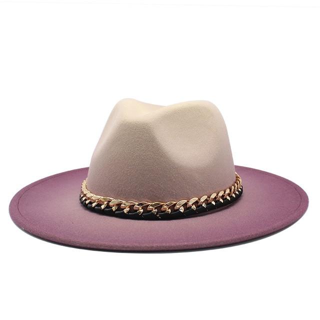 Paris-chapeau chapeau vintage Violet / M 56-58cm Chapeau en feutre souple