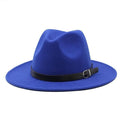 Paris-chapeau fédora Bleu / 58-61CM Chapeau feutre Design féminin pour un look branché
