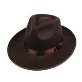 Paris-chapeau fédora Café Fedora jazz à bord large