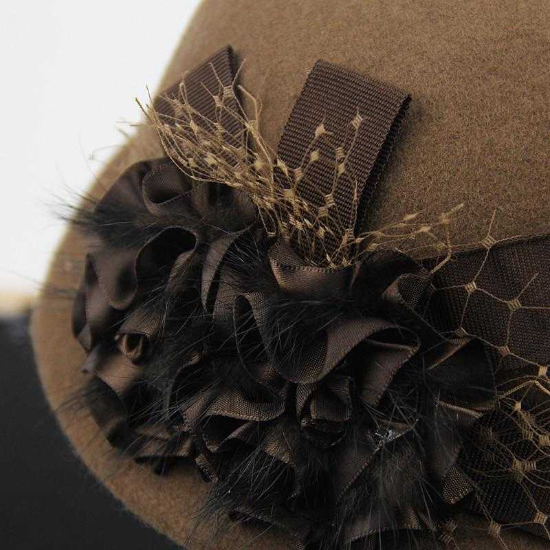 Paris-Chapeau fédora chapeau en feutre de laine
