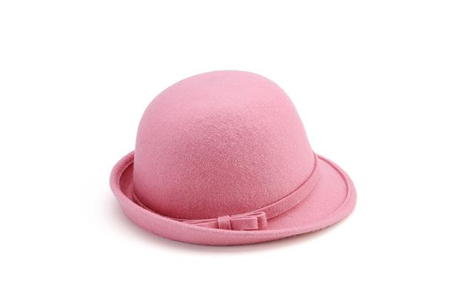 Paris-chapeau Vintage Rose Chapeau vintage en Laine style rétro