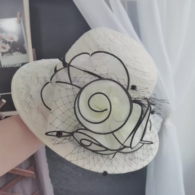 Chapeau femme voyage mariage sept coloris