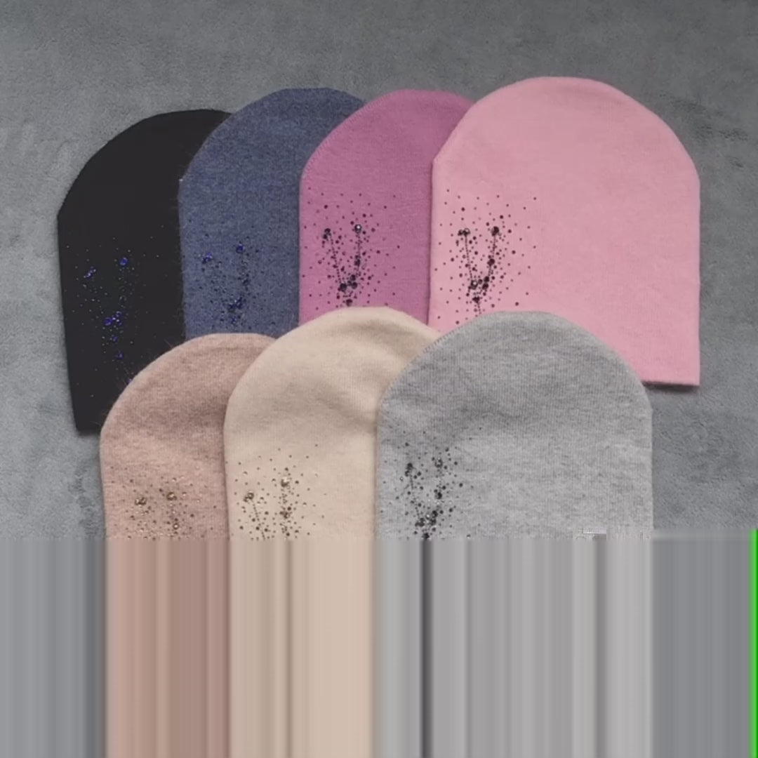 Bonnet d'hiver en tricot pour femme