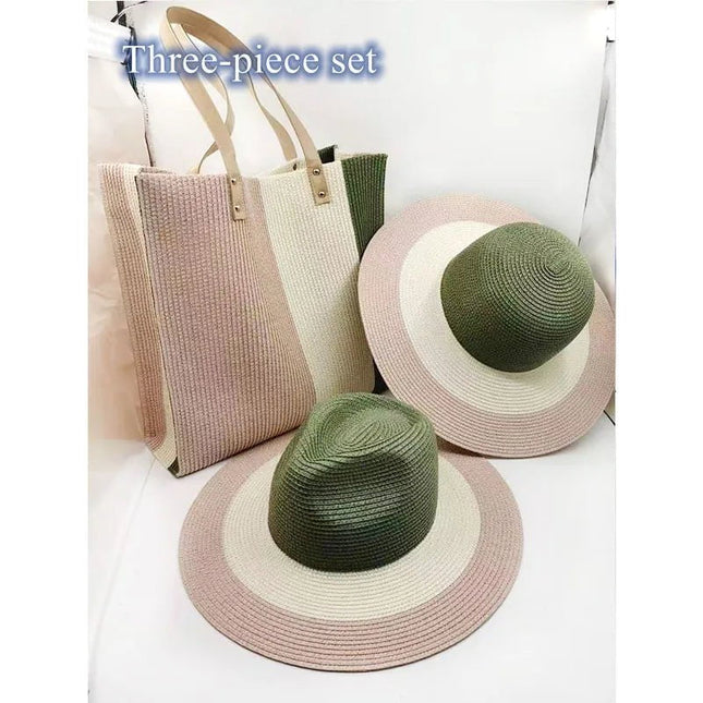 Sac et chapeaux de paille homme et femme - Vert - M (56 - 58cm) | La boutique du chapeau
