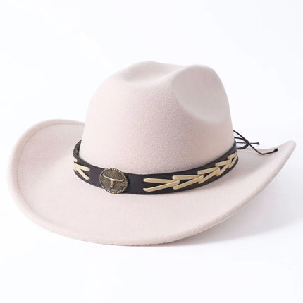 Stetson avec décor en forme de taureau - 15 - M (56 - 58cm) | La boutique du chapeau