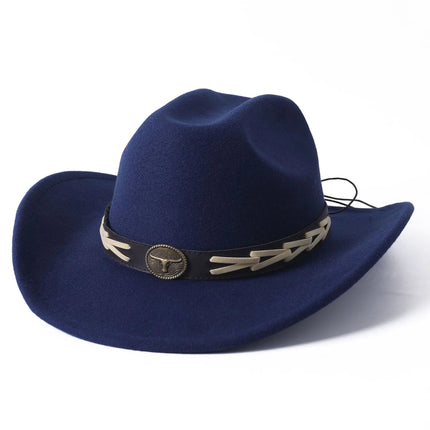 Stetson avec décor en forme de taureau - 27 - M (56 - 58cm) | La boutique du chapeau