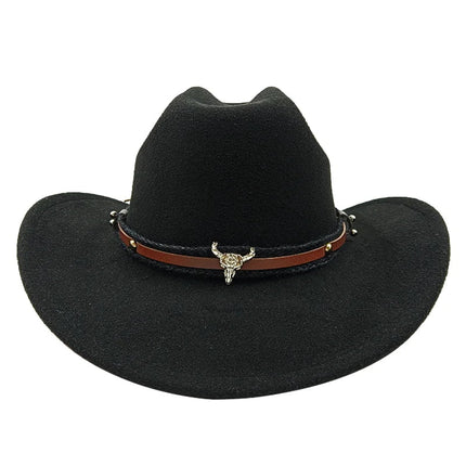 Stetson avec décor en forme de taureau - 56 - M (56 - 58cm) | La boutique du chapeau