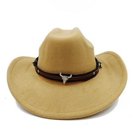 Stetson avec décor en forme de taureau - 52 - M (56 - 58cm) | La boutique du chapeau