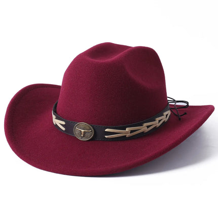 Stetson avec décor en forme de taureau - 34 - M (56 - 58cm) | La boutique du chapeau