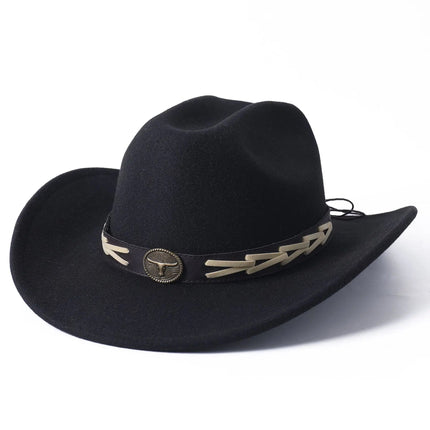 Stetson avec décor en forme de taureau - 13 - M (56 - 58cm) | La boutique du chapeau