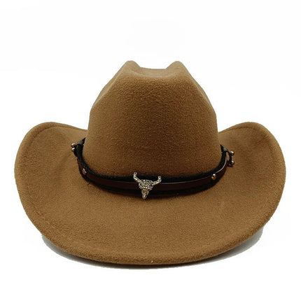 Stetson avec décor en forme de taureau - 55 - M (56 - 58cm) | La boutique du chapeau