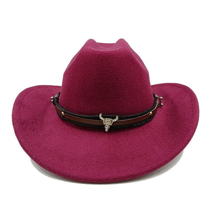 Stetson avec décor en forme de taureau - 54 - M (56 - 58cm) | La boutique du chapeau