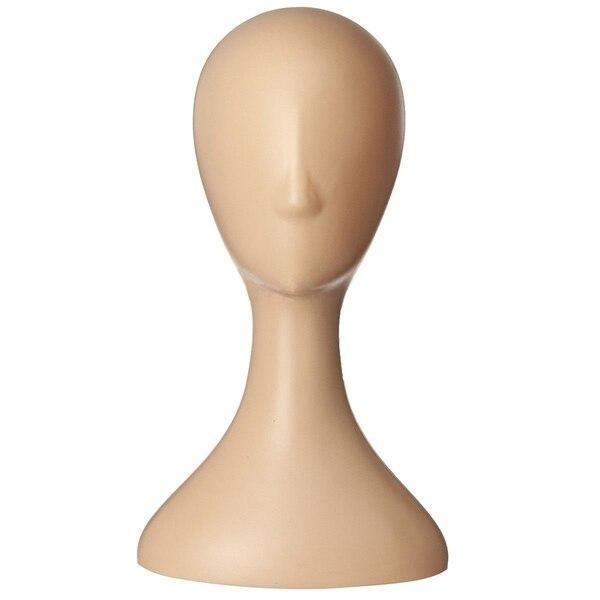 Tête mannequin en plastique pour chapeau - Naturel - | La boutique du chapeau