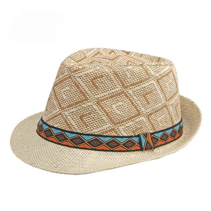 Trilby homme paille - Khaki - M (56 - 58cm) | La boutique du chapeau