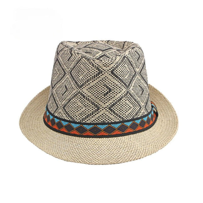 Trilby homme paille - Khaki - M (56 - 58cm) | La boutique du chapeau