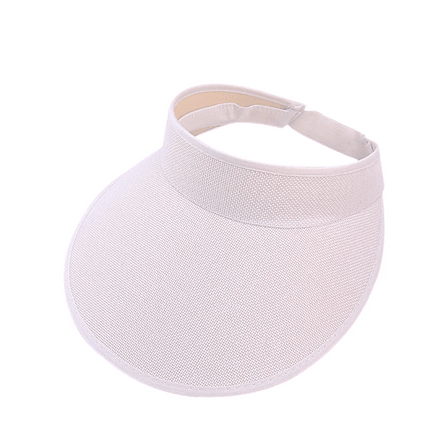visière pare soleil - Blanc - Ajustable (du 54 au 59) | La boutique du chapeau