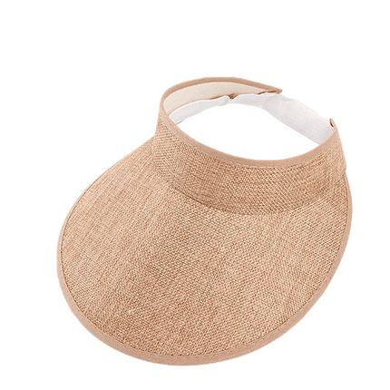 visière pare soleil - Beige - Ajustable (du 54 au 59) | La boutique du chapeau