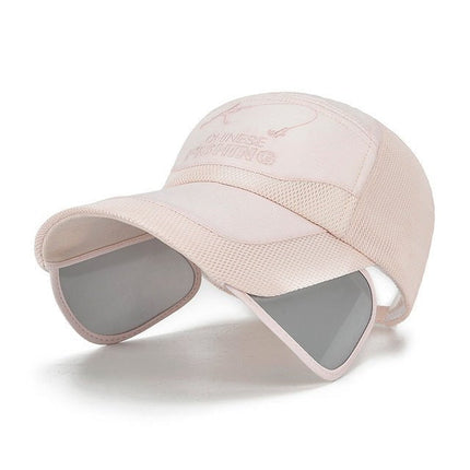 Visière rétractable - Rose - Ajustable (du 54 au 59) | La boutique du chapeau