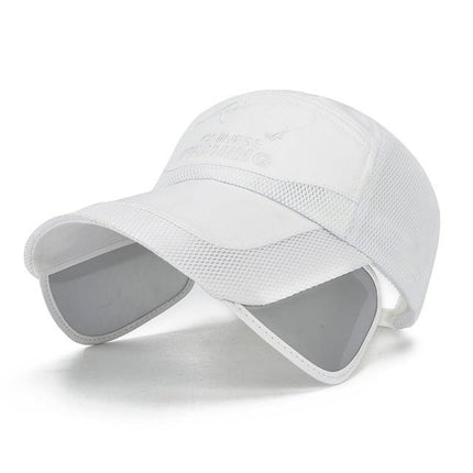 Visière rétractable - Gris - Ajustable (du 54 au 59) | La boutique du chapeau